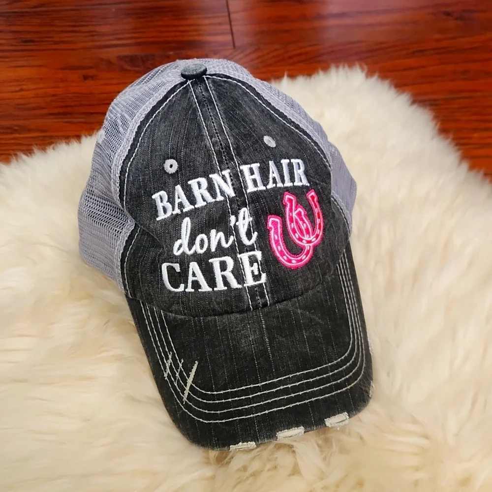 Katydid Barn Hair Don't Care Trucker Cap - Picture 1 of 6